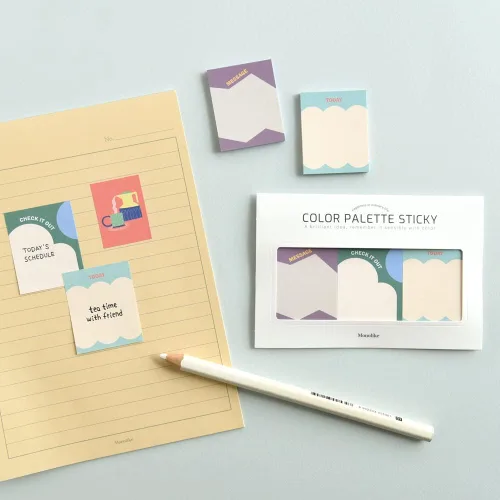 Miniatura 4 de Monolike Paleta de colores Sticky Objet 300 A Set 4P - Bloc de notas autoadhesivo 30 hojas