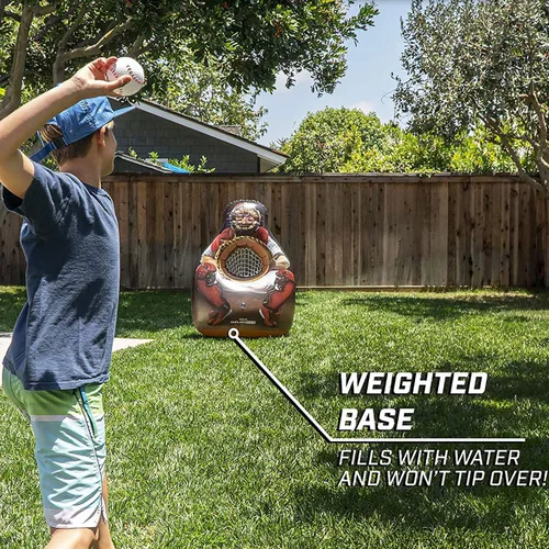 Miniatura 3 de GoSports Inflataman Baseball Toss Challenge - Juego de lanzamiento de zona de strike con atrapador inflable