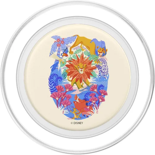 Miniatura 2 de Disney The Lion King Simba Scar Zazo Timon Pumbaa PopSockets MagSafe PopGrip de colores para iPhone
