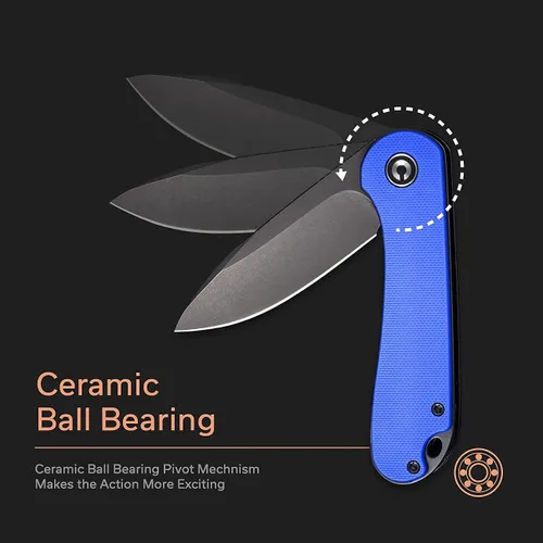 Miniatura 5 de CIVIVI Elementum Green G10 Mango incluido con nueva versión de mango azul G10, gran compañero de cuchillo plegable EDC