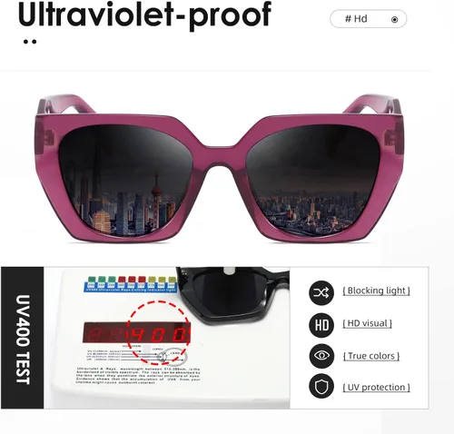 Miniatura 7 de kimorn Gafas de sol para mujeres y hombres de moda retro gafas de sol de moda K1354