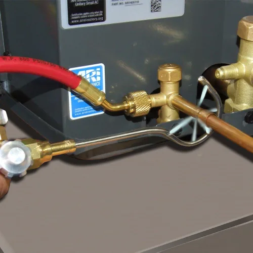 Miniatura 6 de Uniweld UNF3 Indicador de flujo de nitrógeno con conexión de entrada hembra de 1/4 pulg. y conexión de salida macho de 1/4 pulg.
