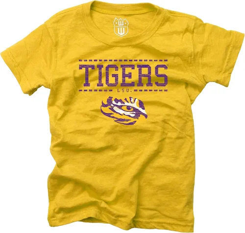 Miniatura 18 de Wes and Willy NCAA - Camiseta mezclada S/S para niñas púrpura (washington huskies purple)