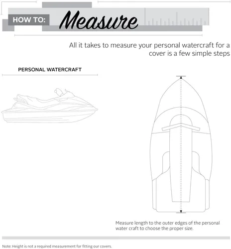 Miniatura 3 de Classic Accessories Stellex - Funda para embarcación personal, Jet Ski, tejido de poliéster, resistente a la decoloración, color azul, Azul, L