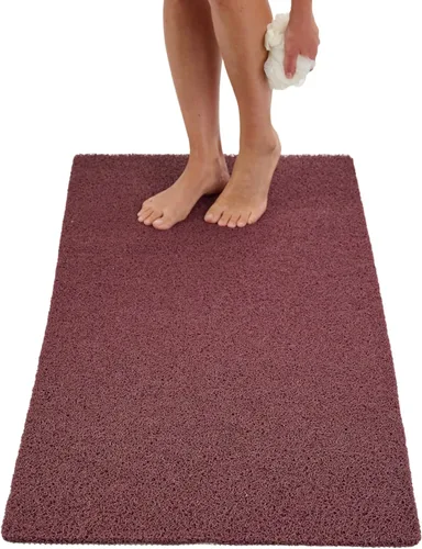 Miniatura 69 de Tapete de ducha antideslizante para bañera - Tapete de baño de lufa para baño - Tapete de baño de 40 x 16 pulgadas - Alfombra de baño antideslizante