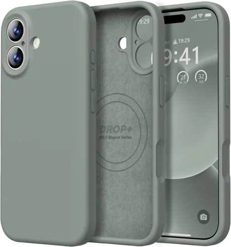 Miniatura 382 de LOVE 3000 Compatible con Funda para iPhone 15, [Cámara de Cobertura Completa de Silicona Suave] [Protección contra Caídas de 8 pies], Forro de Negro