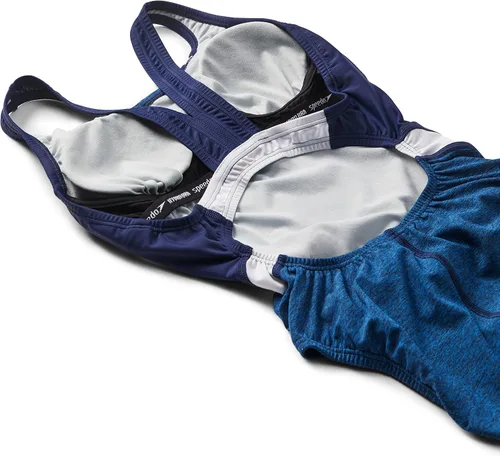 Miniatura 7 de Speedo Creora Highclo Quantum Splice - Traje de baño de una pieza para mujer de corte alto sólido.