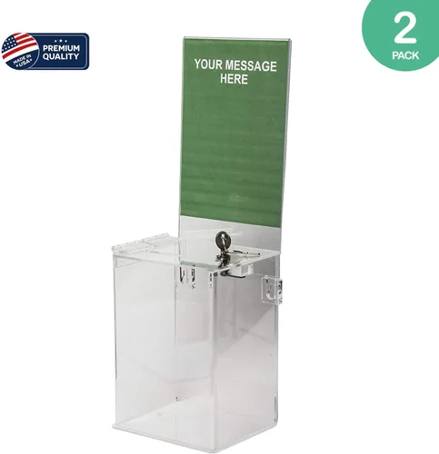 Miniatura 5 de SBB Squared Urnas, Transparente