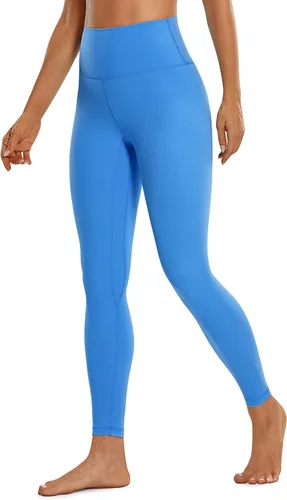 CRZ YOGA - Leggings cepillados de entrenamiento con sensación de no llevar nada para mujer, de 2528 pulgadas, pantalones para yoga cintura alta,
