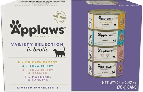 Miniatura 13 de Applaws - Comida húmeda enlatada natural para gatos, ingredientes limitados y naturales, alto contenido en proteínas sin aditivos artificiales