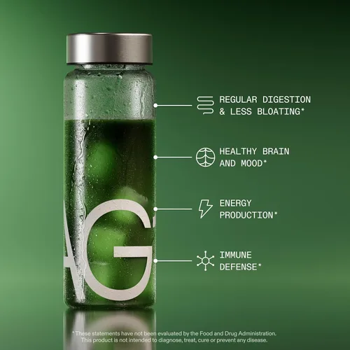 Miniatura 2 de AG1 Greens - Suplemento en polvo Mejora la salud intestinal Multivitamínico, probiótico, sin gluten, vegano y apto para keto 75 vitaminas