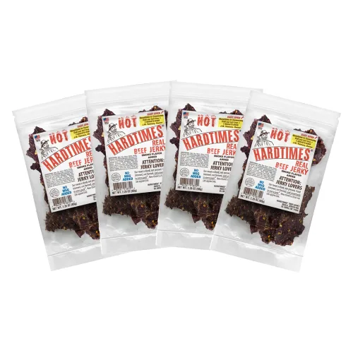 Miniatura 14 de Hardtimes Carne seca hecha a mano, sabor original, paquete de 4 bolsas de 2.25 onzas