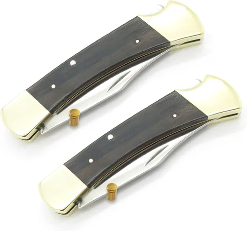 Miniatura 3 de A.I.FORCE Paquete de 2 pernos de pulgar para cuchillo plegable Buck 110, botón de pulgar de repuesto universal para cuchillos de caza plegables