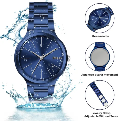 Miniatura 3 de Bisley Reloj de pulsera de metal para mujer