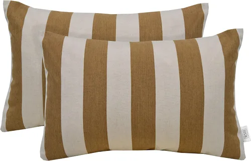 Miniatura 93 de RSH DECOR: Sunbrella - Juego de 4 almohadas lumbares, 20 x 12 pulgadas, tela de rendimiento resistente al agua y a la decoloración, fundas
