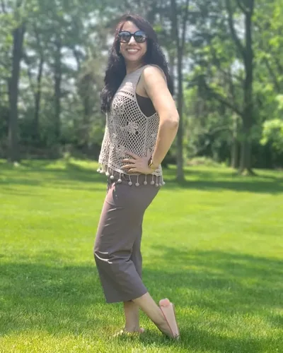 Miniatura 3 de Promover Pantalones capri para mujer de pierna ancha para yoga, recortados, con bolsillos, holgados, casuales, pantalones de verano