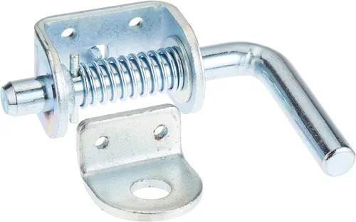Miniatura 3 de Buyers Products B2595SH - Conjunto de pestillo de resorte con mango de 2-3/8 pulgadas, pasador de pestillo con resorte de 1/2 pulgadas sin