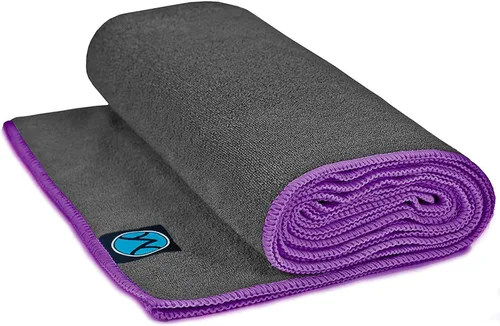 Toalla de yoga de microfibra antideslizante para esterilla de yoga, toalla de yoga caliente para sudor y agarre, 24 x 72 pulgadas