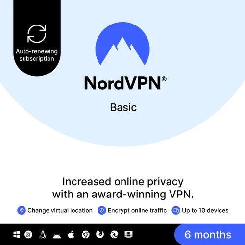Miniatura 31 de NordVPN Standard, 10 Devices, 1-Year, VPN & Cybersecurity, Digital Code