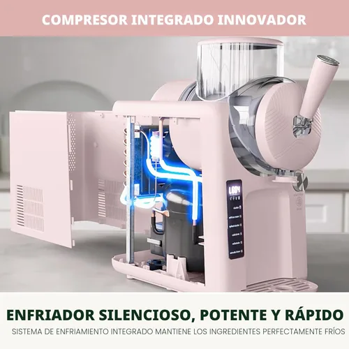 Miniatura 11 de GreenPan Máquina para hacer helados y granizados, suave, sorbete, margaritas, batidos, yogur congelado, sin precongelación, listo en 15 minutos, 6