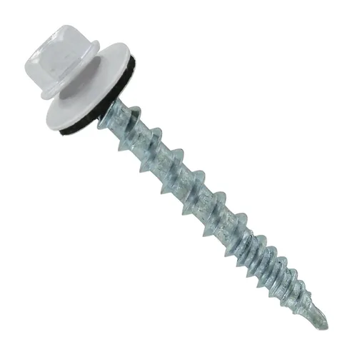 Miniatura 24 de Fasteners Plus ST Fastening Kwikseal Woodbinder Tornillos de Metal a Madera #10 X 1 Burgundy con Arandela de Goma EPDM, 250 Unidades - Diseñados