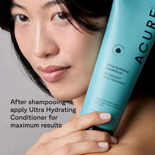 Miniatura 6 de Champú ultrahidratante de Acure - Champú hidratante para mujeres y hombres, hidrata y suaviza el cabello fino, seco, dañado y con tratamiento