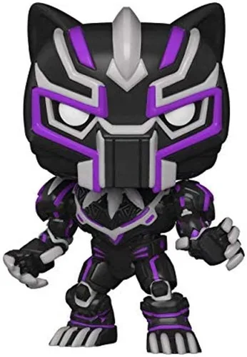 Miniatura 2 de POP Marvel: Marvel Mech - Cabeza de vinilo de Pantera Negra, multicolor, estándar