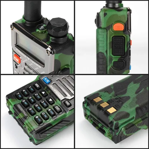 Miniatura 2 de BAOFENG UV-5R+ Plus Radio bidireccional, largo alcance para adultos, recargable con auricular, walkie talkie para exteriores, 144-148 420-450 MHz