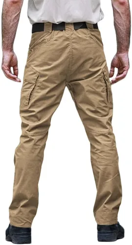 Miniatura 2 de MAGCOMSEN Pantalones tácticos para hombre con 9 bolsillos Rip-Stop ligeros pantalones de senderismo