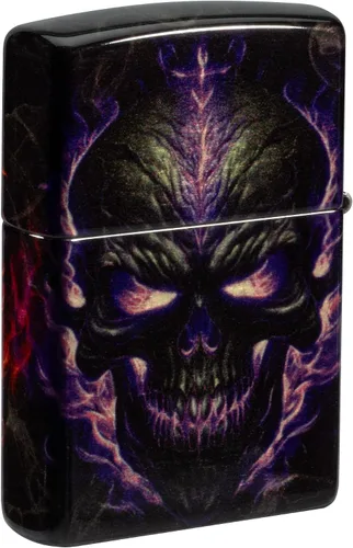Miniatura 2 de Zippo Encendedor: Calavera Flaming - 540 Fusion 81706