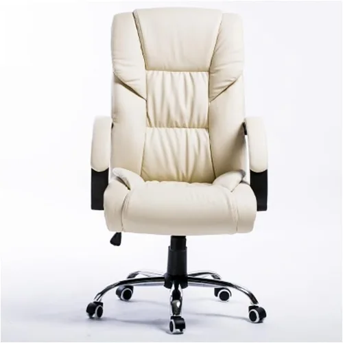 Silla de oficina con respaldo alto, sillas ergonómicas para jefes, silla giratoria de malla de cuero para el hogar, silla reclinable con soporte