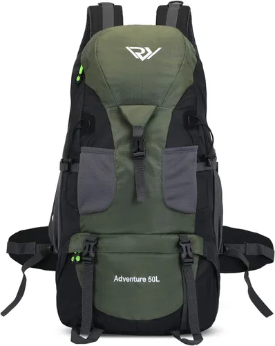 Miniatura 2 de Mochila de senderismo RuRu monkey de 50L, mochila ligera impermeable para camping al aire libre y viajes