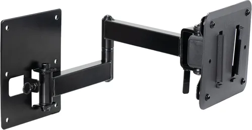 VIVO Soporte de TV de plástico resistente de polímero y acero con brazo articulado, patrón de montaje VESA de 3.93 x 3.93 pulgadas, soporta hasta 22