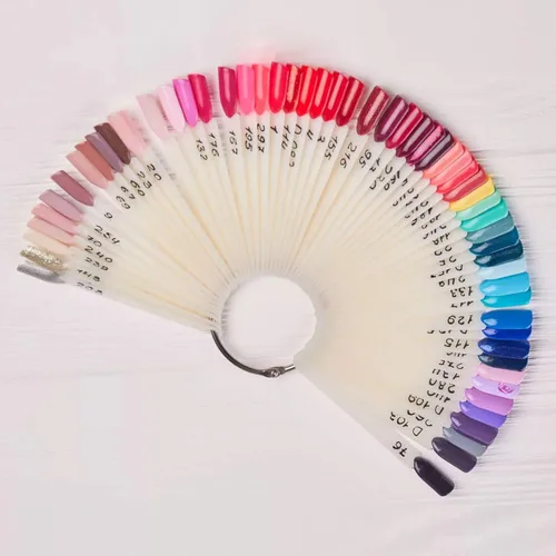 Miniatura 5 de KINJOEK Juego de 3 unidades en total de 150 puntas para muestras de uñas naturales, suministros de arte de uñas, tablero de muestra para exhibición
