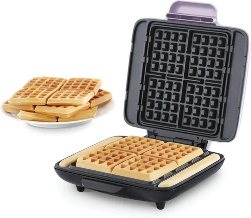 Miniatura 12 de DASH Miniwaflera sin goteo: Plancha para hacer wafles de 1200 W + máquina waflera para hacer wafles, papas hash brown, o cualquier desayuno