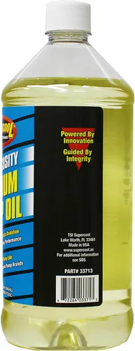 Miniatura 3 de TSI Supercool 33713 Aceite para bomba de vacío 46 CST 32oz 1 paquete