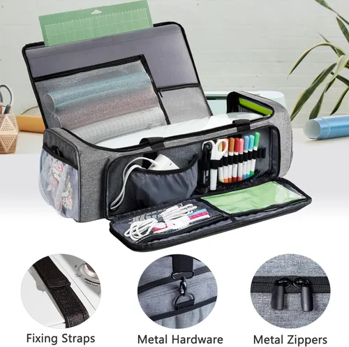 Miniatura 4 de Bolsa de Transporte IMAGINING para Cricut Maker 4, Maker 3, Explore 4, Explore 3, Explore Air 2, Almacenamiento con Gran Apertura para Accesorios