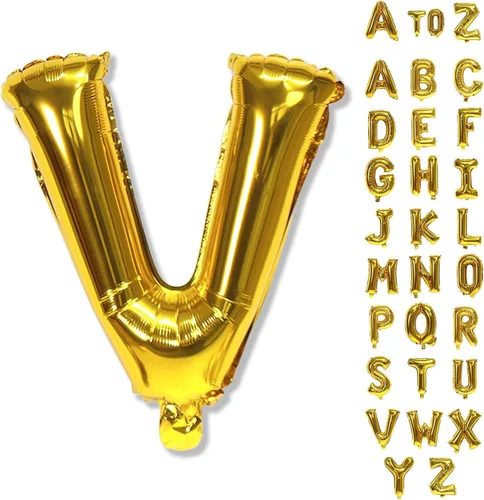 Miniatura 171 de Globo dorado champán con el número 5, globos de aluminio autoinflables grandes de 40 pulgadas del 0 al 9, globo de helio digital 5 dorado claro