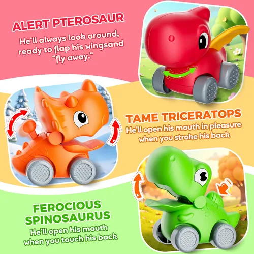 Miniatura 5 de Juego de tren para niños pequeños con vapor, música y luces - Juguetes de tren eléctrico para niños con accesorios de pistas, incluyendo 3 autos