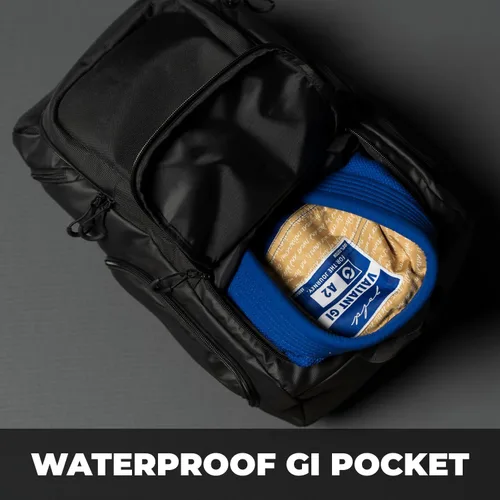 Miniatura 4 de Mochila dorada BJJ para Jiu Jitsu – Bolsa de deporte muy resistente con bolsillo impermeable de tejido de GI