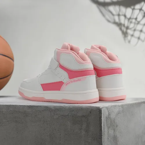 Miniatura 4 de brooman Zapatos de baloncesto para niños, tenis de caña alta para niñas, zapatos de escuela, zapatos deportivos para correr
