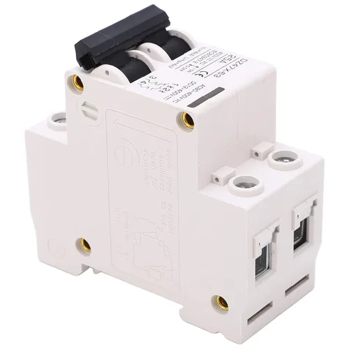 Miniatura 7 de Mini disyuntor de CA CC, disyuntor miniatura de CA CC Interruptor de desconexión 2P AC DC 25A 400V Montaje en carril DIN para solares, disyuntores
