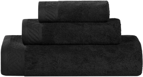 Miniatura 37 de Superior Juego de 6 toallas de 100% algodón egipcio de 500 GSM, 6 piezas, 2 caras, 2 manos, 2 toallas, ideal para baño, cocina o playa, de secado