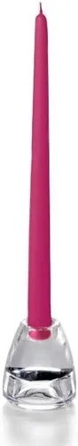 Miniatura 48 de yummi Velas cónicas color rosa claro de 12 pulgadas, 12 por paquete