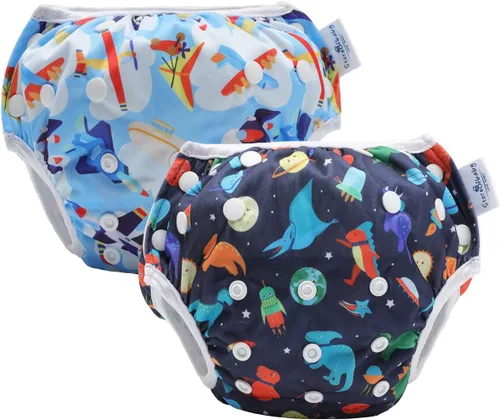 Storeofbaby Pañales de natación reutilizables para bebés recién nacidos de 0 a 3 años