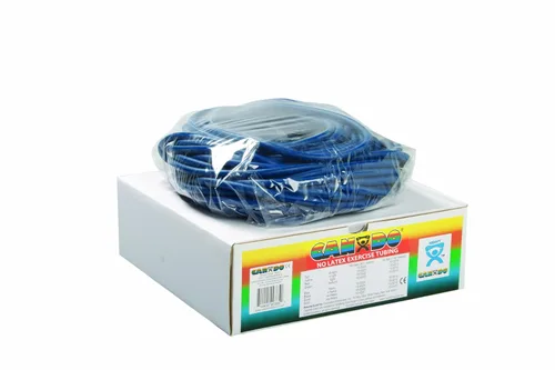 Miniatura 25 de CanDo – Tubos de libre ejercicio de látex, Rollo de 25 pies, Plateado , 1