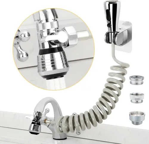 Miniatura 14 de Patentado CECEFIN 1080° Extensor de Grifo Giratoria - Aireador de Fregadero - Extensión de Grifo de Agua con 2 Modos de Salpicadura, Accesorio