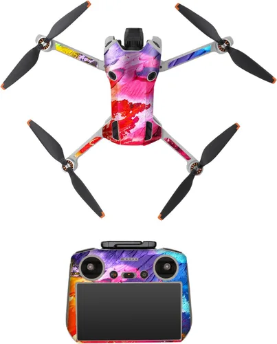 Miniatura 8 de Mavic Mini4 Pro Skin Wrap para DJI Mini 4 Pro Cámara Drone Cuerpo Brazos RC2 Control Remoto Conjunto completo Adhesivo Adhesivo a prueba de arañazos