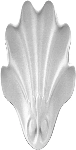 Ekena Millwork ROSC045X090CBLUF - Roseta de Campbell (3.9 x 9.1 x 0.7 in), color blanco