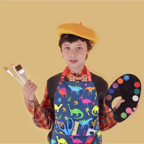 Miniatura 4 de Delantal para niños - cocina, jardinería, artista, pintura, limpieza, horneado, cerámica, chef, cocina, regalo para niños, niñas